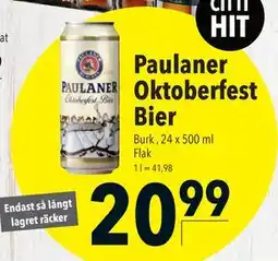 Citti Paulaner Oktoberfest Bier, EUR 20.99 erbjuda