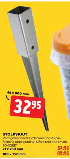 Jem&Fix STOLPSPJUT erbjuda