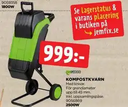 Jem&Fix KOMPOSTKVARN erbjuda