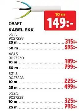 Jem&Fix KABEL EKK erbjuda