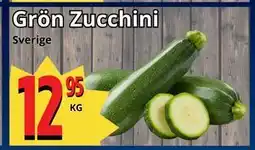 Supergrossen Grön Zucchini erbjuda