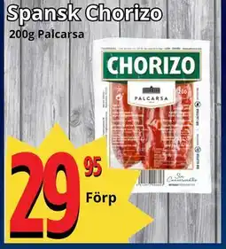 Supergrossen Spansk Chorizo erbjuda