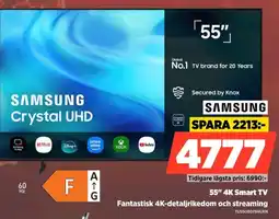 Power Samsung 55" 4K Smart TV erbjuda