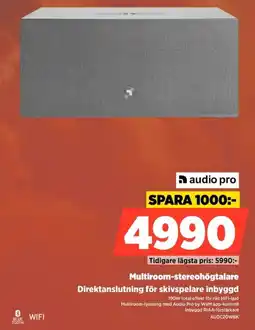 Power audio pro multiroom-stereohögtalare erbjuda
