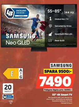 Power Samsung 55" 4K Smart TV erbjuda