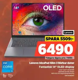 Power Lenovo IdeaPad Slim 3 Bärbar dator erbjuda