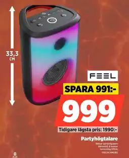 Power Feel partyhögtalare erbjuda