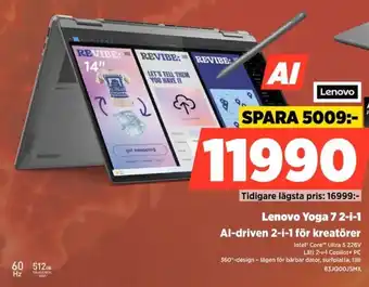 Power Lenovo Yoga 7 2-i-1 erbjuda