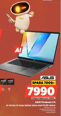 Power Asus vivobook s 14 erbjuda