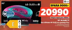 Power LG 65" 4K OLED TV erbjuda