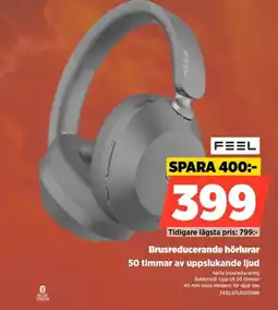 Power Feel brusreducerande hörlurar erbjuda
