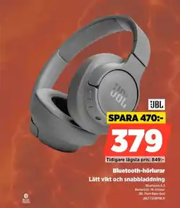 Power Jbl bluetooth-hörlurar erbjuda
