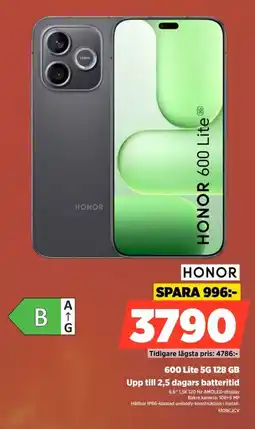 Power Honor 600 Lite erbjuda