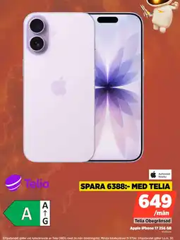Power Apple iPhone 17 256 GB erbjuda