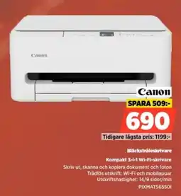 Power Canon Bläckstråleskrivare erbjuda