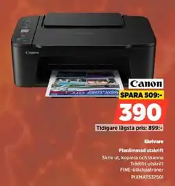 Power Canon skrivare erbjuda