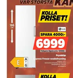 Power Lg frysskåp erbjuda