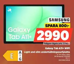 Power Samsung galaxy tab a11+ wifi erbjuda