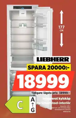 Power Liebherr integrerat kylskåp erbjuda