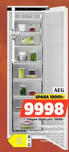 Power Aeg integrerad frys erbjuda