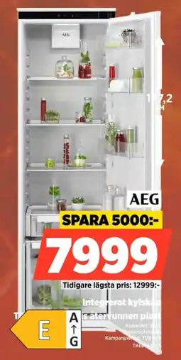 Power AEG integrerat kylskap erbjuda
