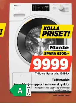 Power Miele tvättmaskin erbjuda