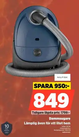 Power Nilfisk dammsugare erbjuda
