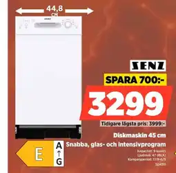 Power Senz diskmaskin erbjuda