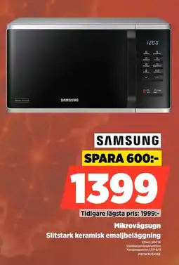 Power Samsung mikrovågsugn erbjuda
