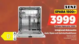 Power Senz integrerad diskmaskin erbjuda