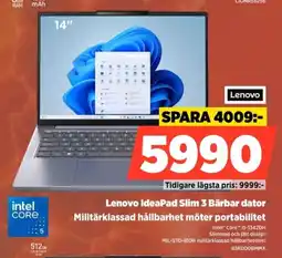 Power Lenovo IdeaPad Slim 3 Bärbar dator erbjuda