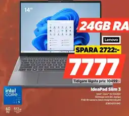 Power Lenovo IdeaPad Slim 3 erbjuda