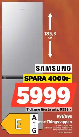Power Samsung kyl/frys erbjuda