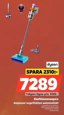 Power Dyson skaftdammsugare erbjuda