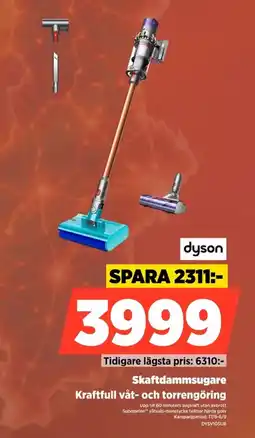 Power Dyson skaftdammsugare erbjuda
