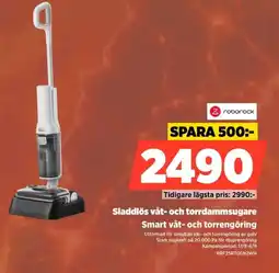 Power Roborock sladdlös våt- och torrdammsugare erbjuda
