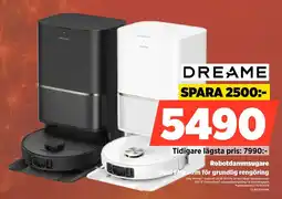 Power Dreame robotdammsugare erbjuda