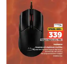Power HyperX Gamingmus erbjuda