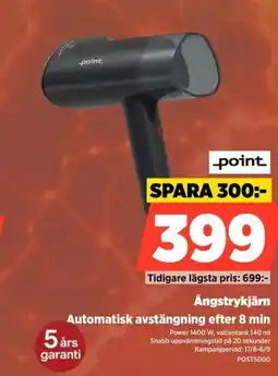 Power Point ångstrykjärn erbjuda