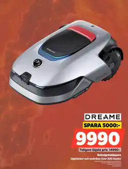 Power Dreame robotgräsklippare erbjuda