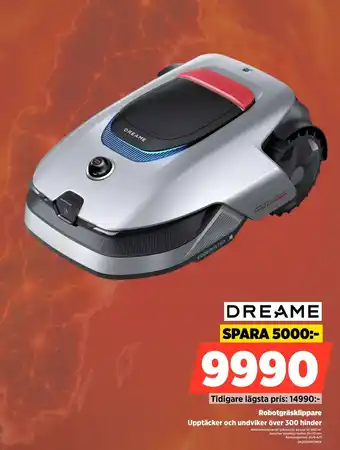 Power Dreame robotgräsklippare erbjuda