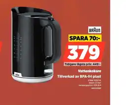 Power Braun vattenkokare erbjuda