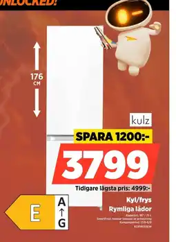 Power kulz kyl/frys erbjuda