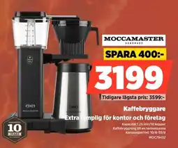 Power Moccamaster kaffebryggare erbjuda