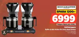 Power Moccamaster kaffebryggare erbjuda