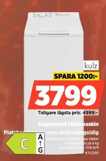 Power kulz toppmatad tvättmaskin erbjuda