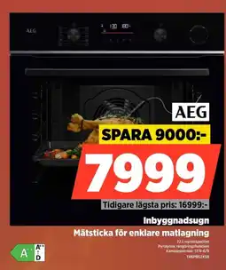 Power Aeg inbyggnadsugn erbjuda