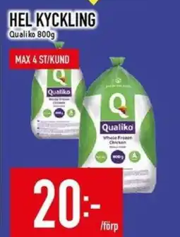 Matdax Qualiko hel kyckling erbjuda