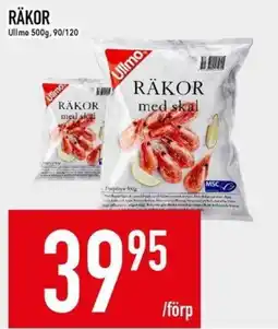 Matdax Ullmo räkor med skal erbjuda
