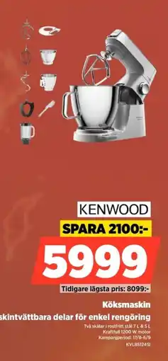 Power Kenwood köksmaskin erbjuda